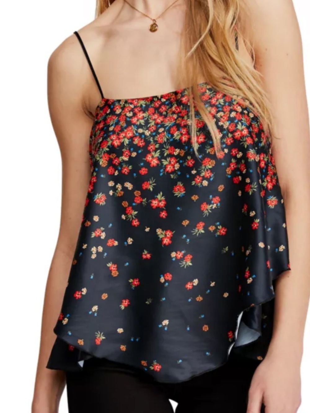 Free People Let Me Love Printed Cami Tank M - Picture 9 of 9